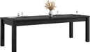 78.7" Large Dining Table for 6 8, Solid Wood Rustic Kitchen Table, Modern Farmhouse Rectangular Dining Desk for Kitchen, Living Room, Black