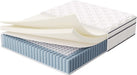 Jenna 14” Innerspring and Memory Foam Queen Mattress with Individually Encased Coils, White