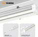 LED Shop Light 4FT, 6000K 50W 7500Lm Linkable Utility Ceiling Light Fixture, 4 Foot T8 Integrated LED Tube Lights, V Shape High Output Linkable with On/Off Switch (12Pcs)