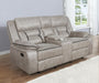 Taupe Recliner Loveseat - Greer