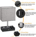 Grey Dimmable Nightstand Lamp Illuminating Ambient Lighting