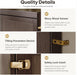 Queen Murphy Bed Cabinet With HiddenStorageDrawers