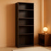 Beginnings 3-Shelf Bookcase, Bookshelf with Adjustable Storage Shelves, L: 24.57" X W: 11.50" X H: 71.18", Cinnamon Cherry