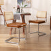 Natural Rattan Dining Chairs Set of 2, Modern Cesca Kitchen Chair