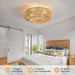 Boho Caged Rattan Fandelier Ceiling Fans with Lights and Remote Control