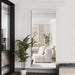 Full Length Mirror 56"X16" Floor Mirror with Stand, Gold Full Body Wall Mirror Standing Hanging or Leaning against Bedroom Mirrors for Entry, Living Room