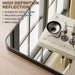 24"X36" Bathroom Mirrors for over Sink, Matte Black Rectangle Vanity Mirror