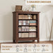 4 Dresser for Bedroom, 34.8 in Tall Vertical Drawer Dresser with Large Storage, Freestanding Wooden Closet Chest for Bedroom, Living Room, Walunt