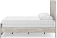 Signature Design by Ashley Jonnifer Full Panel Bed Frame, Light Gray Bedroom Furniture with Panel Headboard, Engineered Wood and Decorative Laminate, Relaxed Casual Style