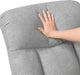Mnul Double Recliner Couch for Living Room, Chenille Fbric Upholstered Reclining Sof, Home Theter Seting, Esy ssembly, Recliner Couch, Gry