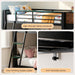 SpaceSaving TwinOverTwin Metal Loft Bed StorageDrawers