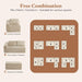 106 Inch Cloud Sectional Sofa Beige ContemporarySofa