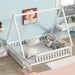 White Montessori Handcrafted SolidWood Floor Bed Door