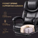 Executive Office Chair with Heat Massage, Footrest & Lumbar Support