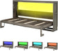 Contemporary SpaceSaving Murphy Bed With LED Brown