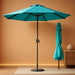 10FT Patio Umbrella, Outdoor Umbrella with Push Button Tilt and Crank, 8 Sturdy Ribs, UV Protection & Waterproof Market Umbrella for Pool, Backyard, Beach,Deck