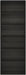 Jaya Simply Home Free Standing 6-Tier Open Storage Bookcase, Espresso