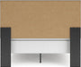 Signature Design by Ashley Jonnifer Queen Bed Frame with Headboard, Two-Tone Textured Look, Engineered Wood and Decorative Laminate, Warm Gray and Matte Black