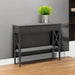 Console Table with Drawers, Narrow Wood Accent Sofa Table Entryway Table with Storage Shelf for Entryway, Front Hall, Hallway, Living Room, Black
