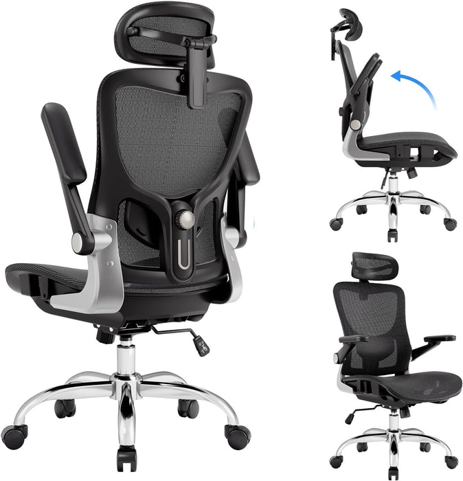Ergonomic Office Chair, Adjustable Lumbar Support