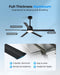 Smart Outdoor Ceiling Fan With Silent Brushless Motor