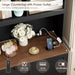 SeventyTwoInch Tall Black Bookcase With PowerOutlet System