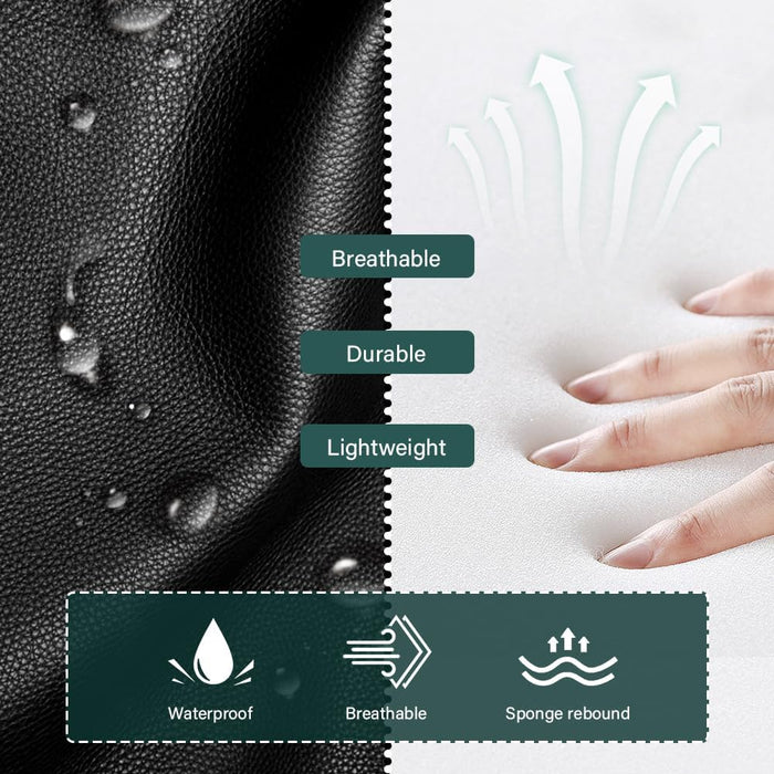 Black Square Swivel Stool with Wheel for Work SPA Shop Massage Height-Adjustable and Cost-Effective Rolling Stool Chair with Back