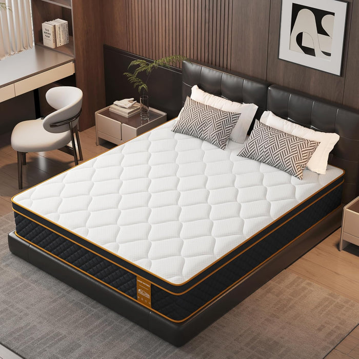 Full Size Memory Foam Hybrid Mattress UltraComfort
