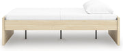 Signature Design by Ashley Onita Scandinavian Queen Platform Bed, Foundation or Box Spring Not Needed, Light Brown