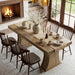 78" Dining Table, Kitchen Table for 6-8,Large Dining Room Table