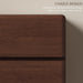 Walnut 6 Drawer Dresser for Bedroom, 47" Wide Chest of Drawers