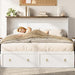 Queen Murphy Bed SpaceSaving Charging Cabinet Drawers