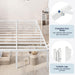 Full Size Bed Frame, 18 Inch Metal Beds with Storage Space, White