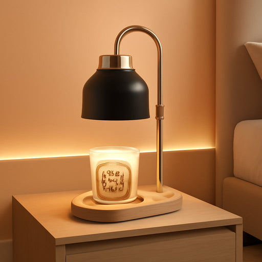 Electric Candle Warmer Lamp with Timer Dimmable, Adjustable Height Lamp Candle Warmer for Jar Candles, Home Decor Warming Light, Flameless Wax Melter Lamps, Christmas Birthday Gifts for Women