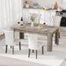 Farmhouse Dining Table, Rustic Rectangle Kitchen Dining Table