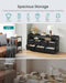 Ink Black Engineered Dresser With Integrated Lighting