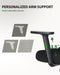 Ergonomic Office Chair with Lumbar Support and 2D Headrest