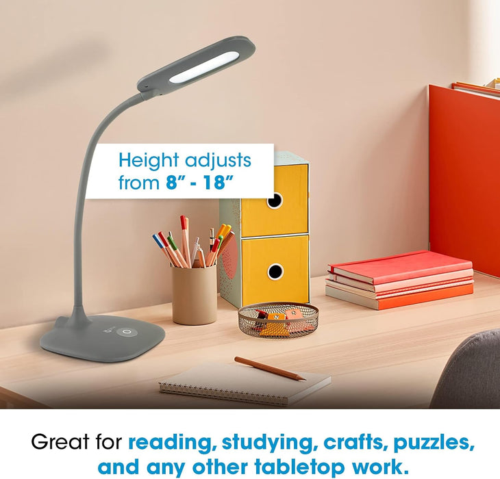 LED Desk Lamp With 3 EnergyEfficientNaturalDaylight Levels