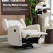 White Swivel Rocker Recliner