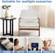 Cream Mid Century Modern Upholstered Accent Chairs