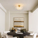 Bubble Chandelier 17In CrystalGlass Bubbles Semi Flush
