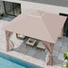 12x12 Ft Outdoor Gazebo WeatherResistant Mosquito Netting