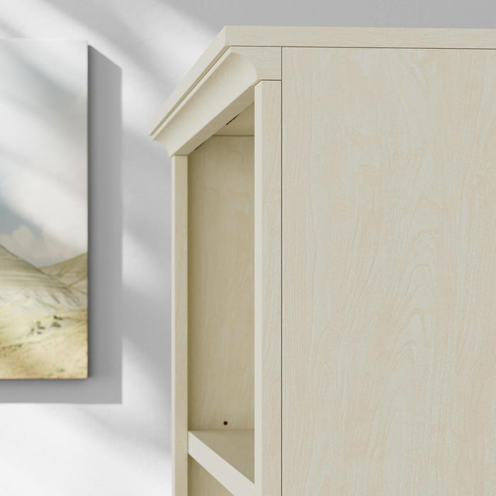 5-Tier Standard Bookshelf, Adjustable Shelves, 72.5"