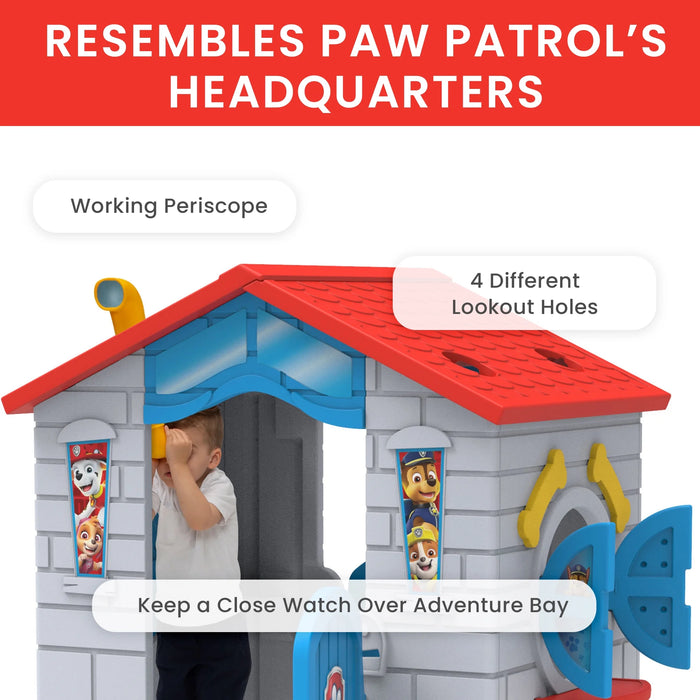 Nick Jr. PAW Patrol Plastic Indoor/Outdoor Playhouse with Easy Assembly by