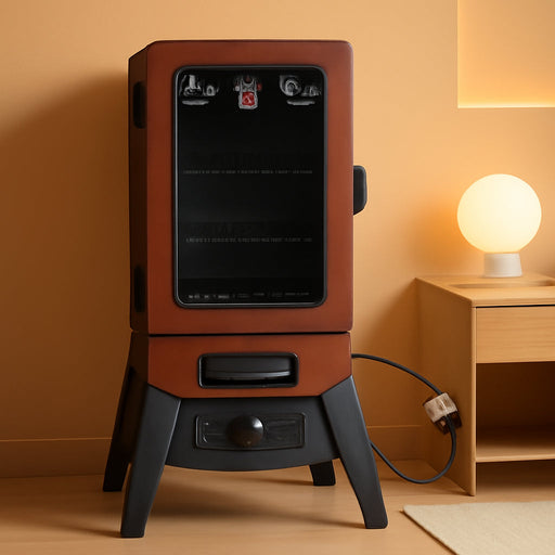 3-Series Gas Vertical Smoker, Red Hammertone - 10773
