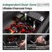 30 Inch Barrel Charcoal Grill and Offset Smoker, 1015 Sq. In. Cooking Area Outdoor BBQ Grill, Perfect for Outdoor Cooking Barbecue Patio Garden Backyard Party