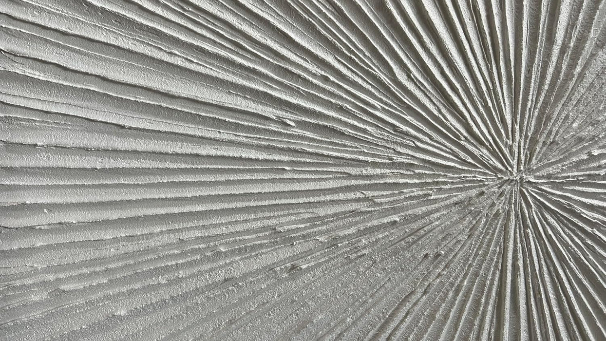 - White Thick Texture Abstract Wall Art Oil Painting Hand-Painted Minimalist Modern Art Paintings Home Living Room Room Dining Room Bedroom Wall Decorative Art Oil Painting 24X48Inch