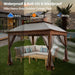 10' X 10' Pop up Gazebo Tent (Coffee)