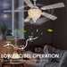 52" Crystal Chandelier Ceiling Fan with Lights - (Glam, Chrome)