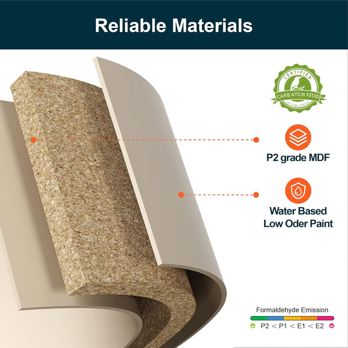 Extendable Vanity Desk and Dresser Combo, 67" Makeup Vanity Table with Drawers and 3 Side Shelves, Wood Dressing Table for Bedroom, Dressing Room, Beige